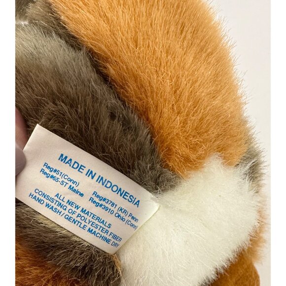 Chipmunk Plush Stuffed Animal Toy 9” Soft Furry Sound Prints Vintage Smithsonian - Picture 14 of 14